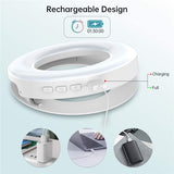 Portable LED Ring Light 3200K-6500K 40LED Lamp USB Charge Selfie Clip Lamp Video Live Vlog Youtube Fill Light For iPhone Android