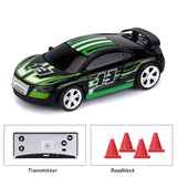 NY 1:58 Mini RC Car Battery Operated Racing Car Cans Package Machine Drift-buggy Bluetooth Radio Controlled Toy Gift for Kids