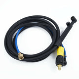 WP-17V Tig Welding Head Torch Tool Flexible Head with Gas Valved 35/50 4M Cable