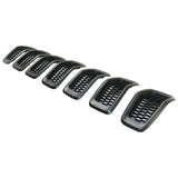 Set of 7 Automotive Front Grille Inserts 6CY39XS9AC Replacement Honeycomb Mesh Wfrqgrt-797 Rims Covers for Jeep Cherokee