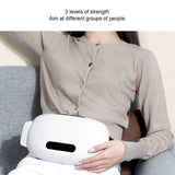 Electric Abdominal Massager Temerature Adjustable Hot Compress Waist Massage Belt 220V Electric Waist Massage Belt