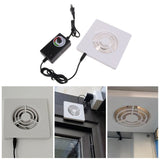 75mm High Efficiency Inline Fan Mixed Flow Ventilation System Inline Intake Fan