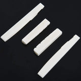 8 Sets of 16Pcs 6 String Acoustic Guitar Bone Bridge Saddle and Nut Made of Real Bone