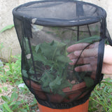 Terrarium Insect Feeding Net Portable  Habitat Flower Pot Garden Cage Raising Cover Ornamental Plant Sunshade For Kids