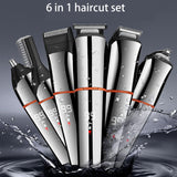 Hot sell Hair Clipper 6 In 1 Full Body Hair Trimmer Razor Shaver Nose Trimmer Beard Trimmer Kit shaver
