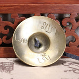 1 Pair Yoga Cymbal Bell Cymbals Brass Chimes Tibetan Tingsha Meditation Handcrafted Cymbal Bell Yoga Accessories Instrument