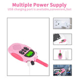 Walkie Talkies for Kids,Rechargeable Long Range Boys Girls Kid Walkie Talkies Toys for 3-12 Years Old Child