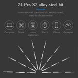 Combination Micro Electric Screwdriver Set Rechargeable Multi-purpose Mobile Phone Computer Home Repair Screw Driver Tool