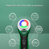Skin care instrument beauty LED hot and cold ultrasonic vibration lifting firming EMS photon therapy ion cleaning
