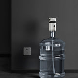 2 Pcs Automatic Electric Water Pump Button Dispenser Gallon Bottle Drinking Switch, Silver Grey & Champagne Gold