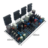 3X Mono Power Amplifier Board 1943+5200 High Power 200W After Tube Amp Board