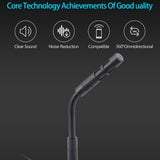 Mini Desktop USB Speech Microphone With Flexible Stand for Computer PC Laptop Notebook Studio Recording Condenser Mic