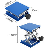 Aluminum Lifter Router Plate Table Woodworking Machinery Engraving Laboratory Lifting Stand Manual Lift Platform Carpentry Tools