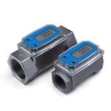 Flow Meter Digital Fuel Gauge Flowmeter K24 Methanol Diesel Gasoline Kerosene Chemical Water Electronic Liquid Turbine Meter