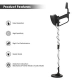 MD920 LCD Underground Metal Detector Detachable Easy Installation High Sensitivity Treasure Gold Metal Detecting Tool