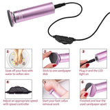 Electric Pedicure Tools Foot Care File Leg Heels Remove Dead Skin Callus Remover Feet Clean Care Machine & Replacement Sandpaper