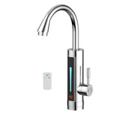 220V 10 A 360 Degree Rotation Kitchen Electric Instant Heating Tap Table Top Digital Water Heater Faucet Waterproof