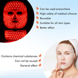 7 Colors LED Facial Mask Light Therapy Skin Tightening Wrinkle Reduce Nourish Home Spa Neck Face Care LED Mask Anti Aging Device