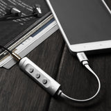 GGMM 24bit 192kHz Headphone Amplifier USB C To 3.5mm DAC Amplifier Coverter Mini Portable Amp With USB Adapter For Headphone PC