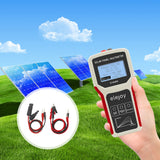 Photovoltaic Panel Multimeter Auto/ Manual MPPT Detection Solar Panel MPPT Tester with LCD Backlight Open Circuit Voltage Tester