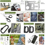 Outdoor Travel Camping Fishi Hunting Survival Gear First Aid Kit Pouch Multifunct Survival Tool Kit For Husband Boyfriend Gift