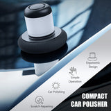 Manual Car Polisher Waxer Handheld Car Polishing Device with Cleaning Cloth Press to Extrude Wax High Density Detachable Sponge