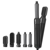 5 In1 Hair Dryer Comb One Step Multi Functional Hair Curling Styling Straightener Curler Electric Air Iron Wand Brush
