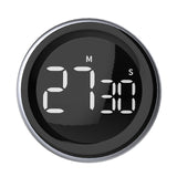 LED Digital  Time Alarm Remind Magnetic Digital Counter Manual Electronic Countdown Timer for Kitchen Cooking Shower Study