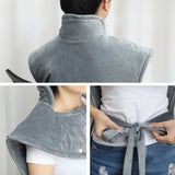 60*90cm Electric Heating Pad for Neck Back Pain Relief Shoulder Shawl Wrap Pain Relief Heated Therapy Winter Thermal Blanket