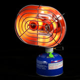 Camping Gas Heater Warmer Stove Double Head Outdoor Heater Portable Infrared Ray Camping Heating Stove Warmer Heating Gas Stove