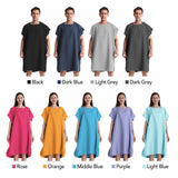 Quick Dry Hooded Towel with Hood Wetsuit Changing Towel Beach Poncho for Beach Kayak Swimming Surfing Beach Outdoor Sports