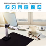 Aibecy USB Document Camera Scanner Capture Size A3 HD 16 Mega-pixels High Speed Scanner with LED Light for Books Watermarks Set
