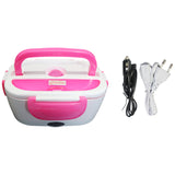 Electric Heating Home and Car 12V 220V Plug-in Lunch Boxes Plastic or Steel Food Container Portable Dish  kids lunch box