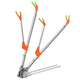 Foldable Fishing Rod Bracket Rack Pole Stand Holder Adjustable Flexible Stainless Steel Support Double Rods Fishing Tool  X208G