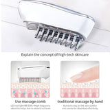 NEW Electric Hair Growth Comb Anti Hair Loss Massage Therapy RF Red Light EMS Vibration Head Relax Massager Hair Brush Hair Care