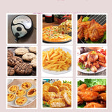 110V 220V/1300W Multifunction LCD 2.6L Electric Fryer Intelligent Non-stick Smokeless Oil Free Air Fryer French Fries Machine