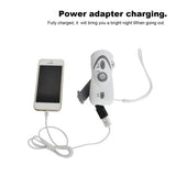 Outdoor Multifunction LED Flashlight Hand Crank Dynamo Portable Emergency Flashlight FM AM Radio USB Phone Charger