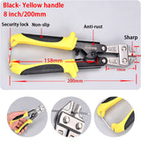 8 Inches 200mm Mini Bolt Cutter  Anti-rust Sharp Bolt Cutter Pliers   Household Construction Workers Bolt Cutter