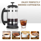 French Press Coffee Maker 34 Oz, Coffee Presses Tea Makers With Borosilicate Glass Cold And Hot Brew Coffee (8 Cups)