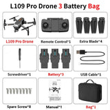 L109 PRO GPS Drone 5G WIFI 800M FPV With 4K HD Camera 2-A& xis  Anti-shake Selfstabilizing Gimbal Brushless RC Drones Quadcopter