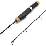 2PCS 60cm Winter fishing rod  Ice Fishing Rods carbon material Travel ferry Fishing Tackle Spinning pole