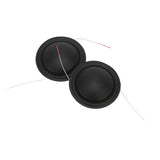 2pcs Tweeter Voice Coil 5.4Ω Copper Clad Aluminum Replacement Tweeter Dome Film for Speakers Repair