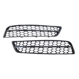 2Pcs Fog Light Lamp Cover Gloss Moulding Lightweight Accessories Replacement for Audi A3 8P 2008 - 2012 Models Bumper