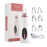 Electric Blackhead Remover Vacuum Face Ance Pore Cleaner Ultrasonic Skin Scrubber Pimple Black Head Suction Facial Washing Brush