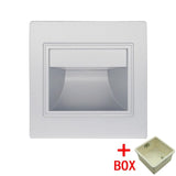 10pcs/lot 86 type 1.5W Modern Recessed Led Stair Light night led Foot light wall lamp led Step ladder Lights 110V 220V
