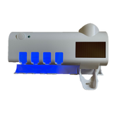 Button Light Energy UV Toothbrush Holder Wall Mounted Toothbrush Sterilizer Automatic Toothpaste Dispenser