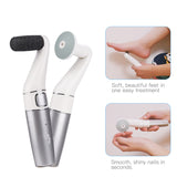 2 in 1 Electric Foot Care Machine Washable Foot Hard Dry Dead Cuticle Skin Remover Pedicure Care Tools Nail Polishing Head