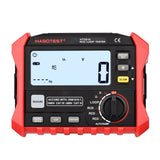 HT5910 4.7inch LCD Resistance Meter Leakage Switch Tester RCD/Loop Tester 1000 Data Storage Megohmmeter Voltmeter with Backlight