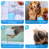 Pet Dog Paw Cleaner Cup for Small Large Dogs Feet Washer Portable Cat Dirty Paw Cleaning Cup Soft Foot Wash Tool Dropshipping