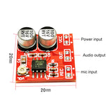 LM386 electret microphone amplifier module 20-200 times magnification DC4V-12V